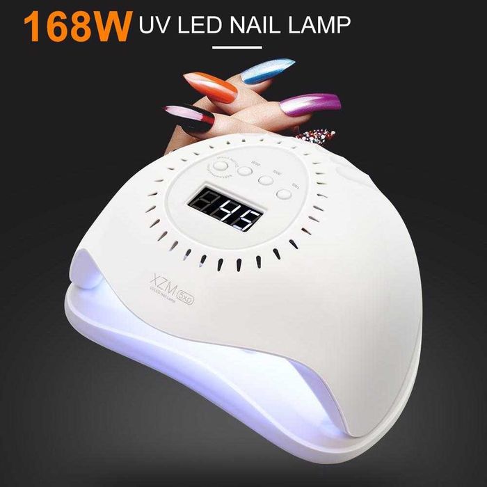 168W, 42 диода UV/LED Лампа, печка за нокти,маникюр,педикюр