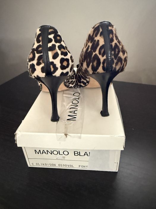 Туфли Manolo Blahnik 39.5 леопард