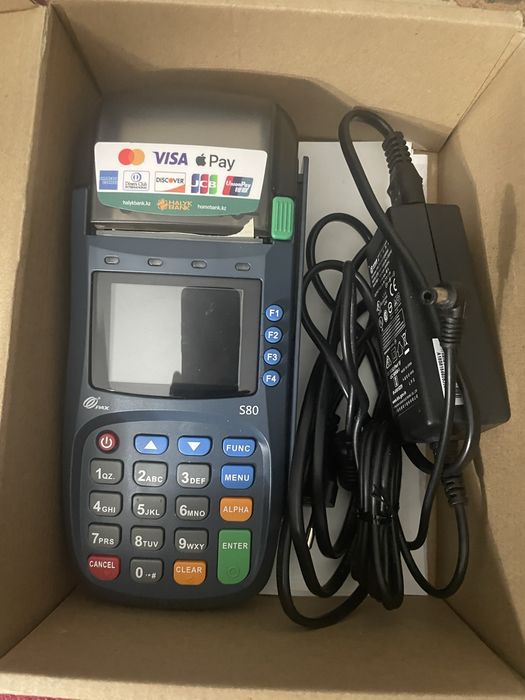 Продам банковский POS- терминал  PAX S80 в хорошем состоянии.