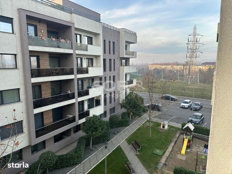 Apartament lux tip studio, cu parcare, de inchiriat West Residence