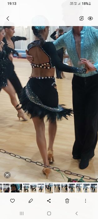 Рокля за спортни танци -по договаряне