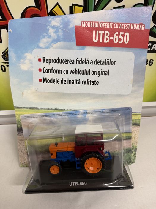 Tractor UTB-650 macheta auto scara 1:43 10 cm