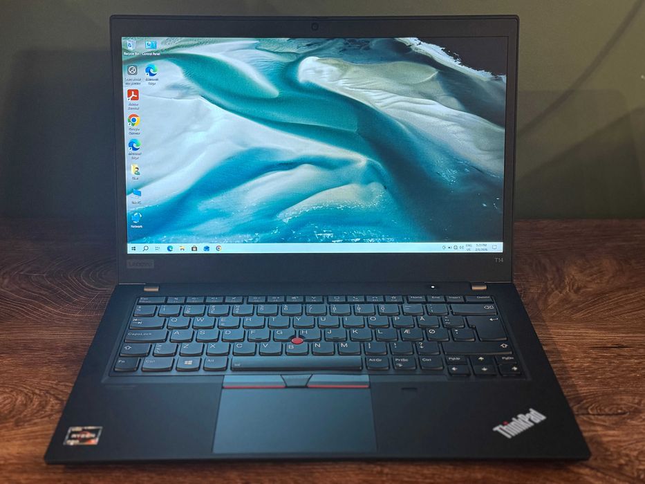 Лаптоп LENOVO THINKPAD T14 G1 AMD  14"/Ryzen 5 pro/16GB/256GB SSD/FHD