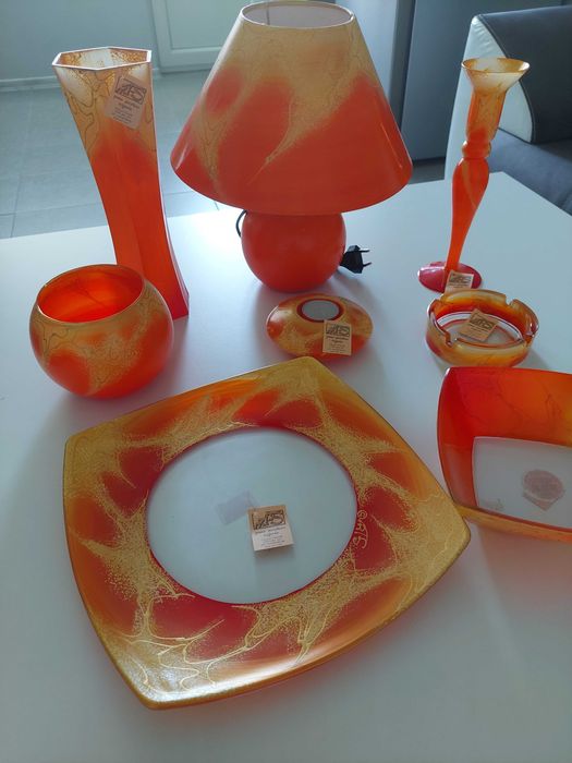 Ръчно рисуван стъклен комплект