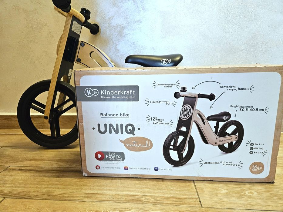 Колело за баланс KinderKraft UNIQ Natural