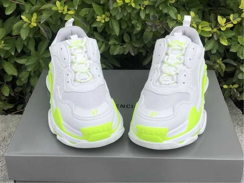 Balenciaga Triple S - Brown/Lime/Grey