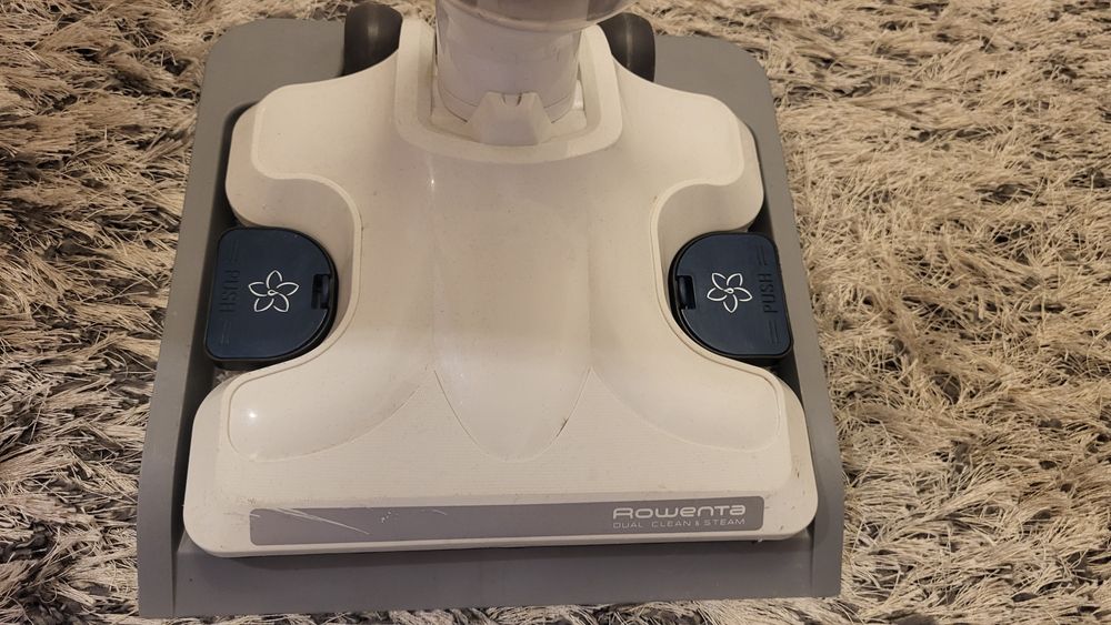 Aspirator vertical cu abur ROWENTA Clean&Steam Revolution RY7777WH, 0.47l, 1500W, alb-albastru