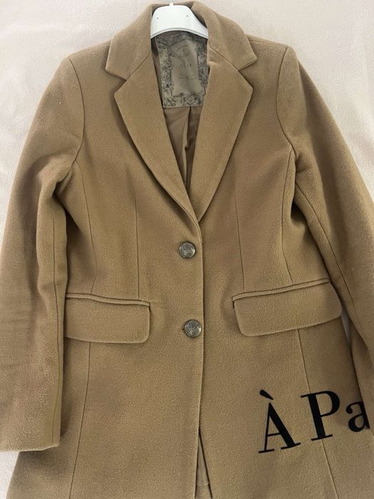 Сако Dark Camel с принт A Paris Avin