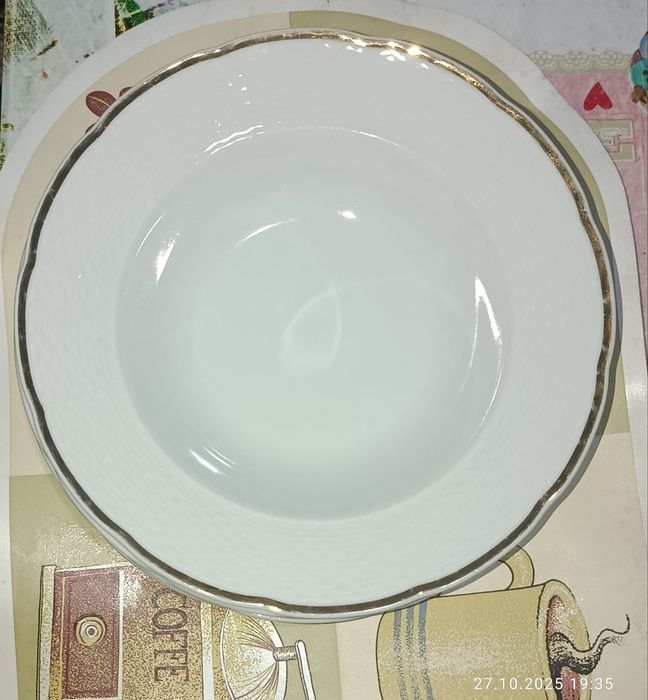 фарфоровая посуда,тарелки,Япония и Чехословакия