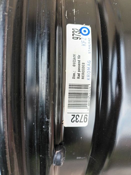 Джанти- метолни за мерцедес В клас 16 цола