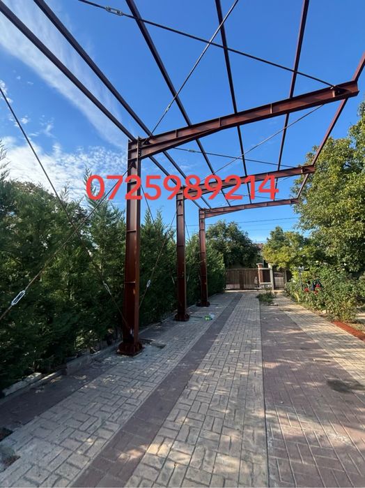 Structura metalica orice proiect realizam conform proiect carport hala