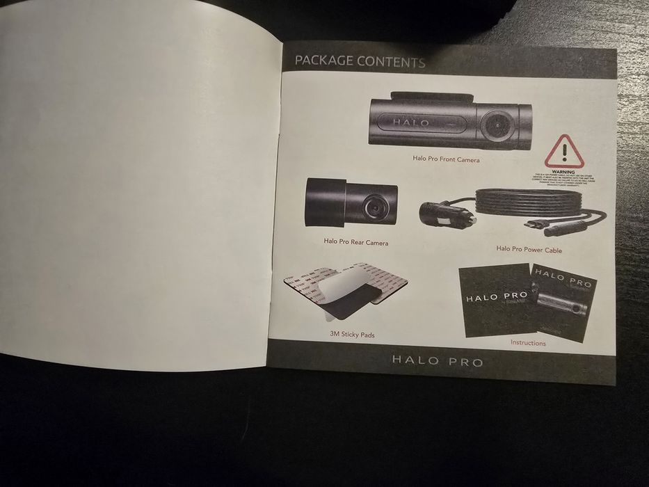 Camera bord Halo Pro fata spate 2K 1440P 25fps