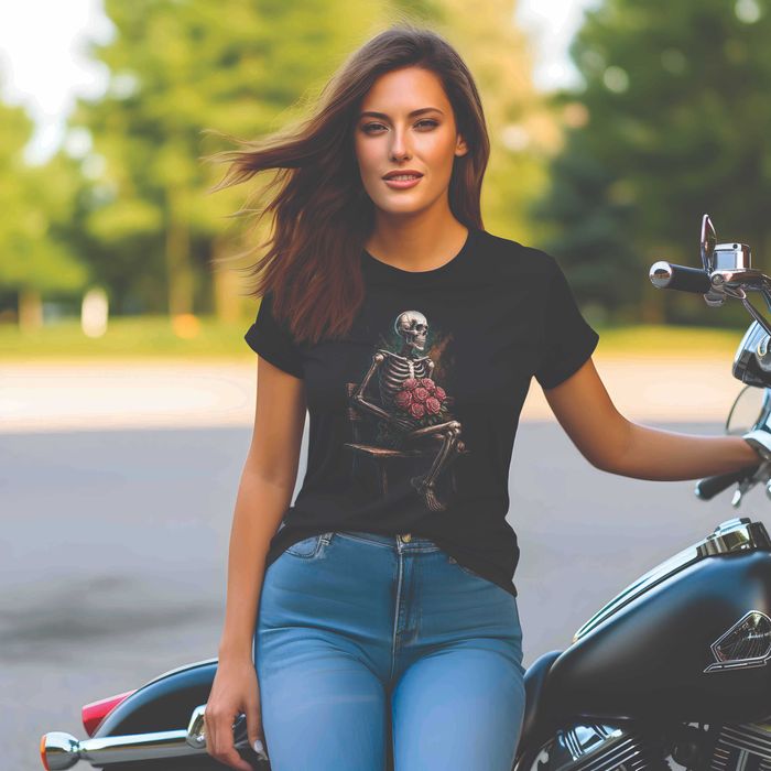 Дамски тениски с черепи, скелети