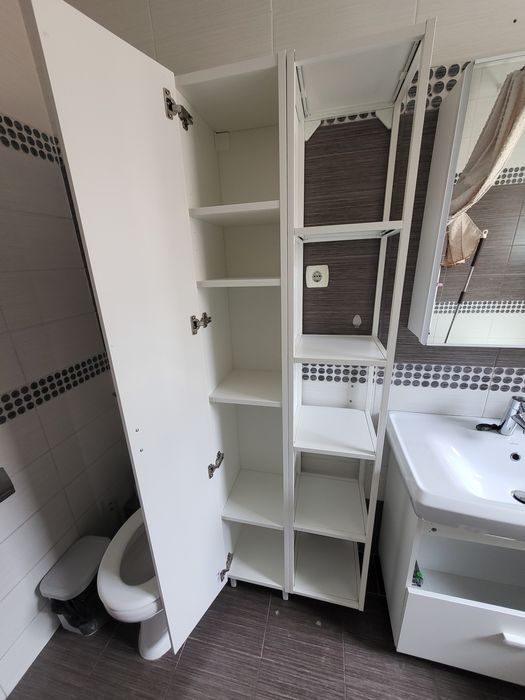 Set corpuri suspendate IKEA ENHET albe – stare excelentă