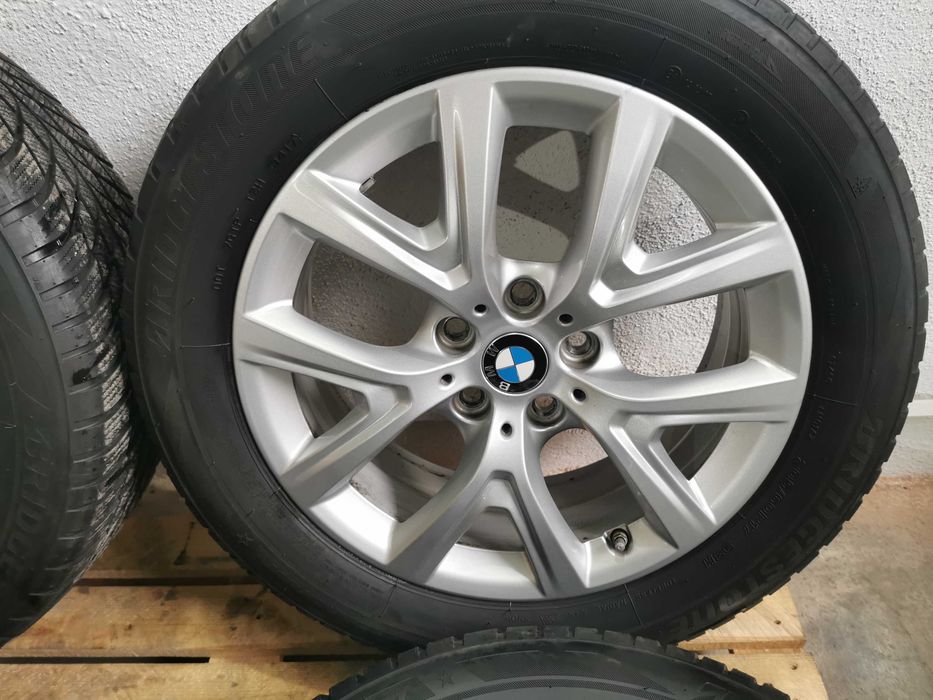 Jante Originale BMW X1/X2 R 17 cu anvelope de iarna