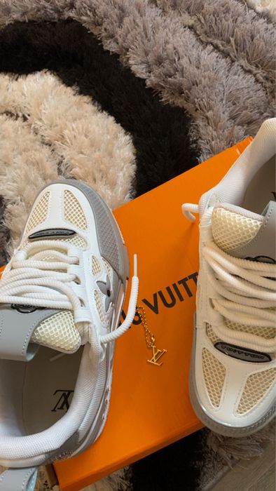 Lv skates alb gri crem
