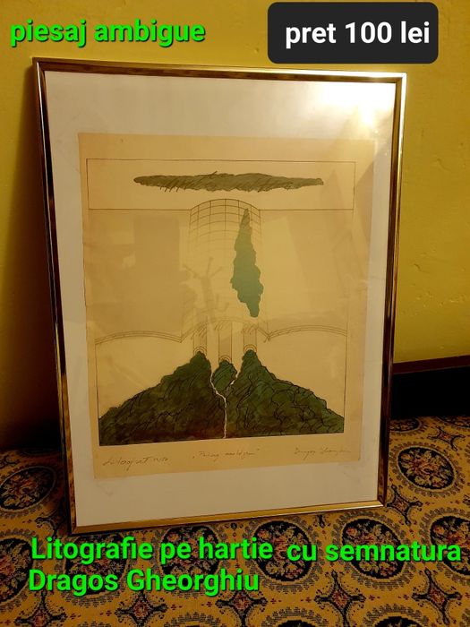 Litografie semnata DragosGheorghiu