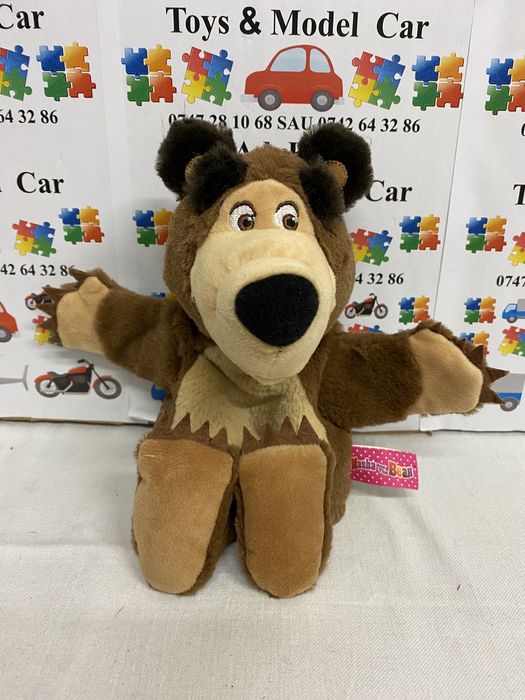MASHA AND THE BEAR jucărie din pluș mănușă teatru ursuleț 28 cm