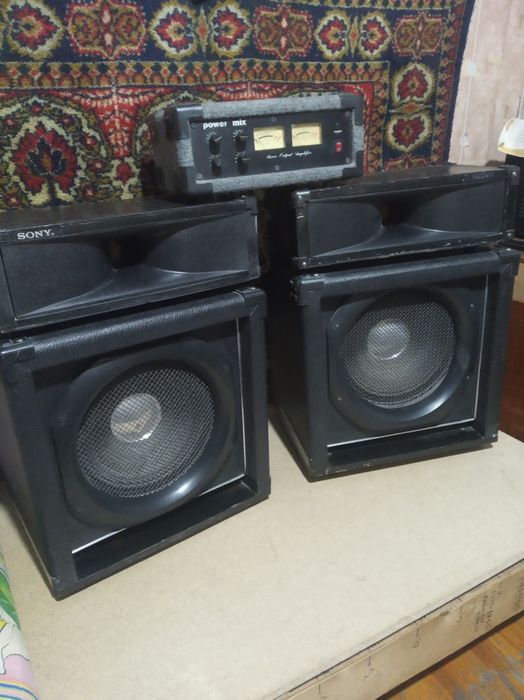 Продам усилитель стерео с колонками