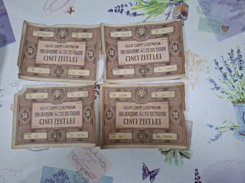 Obligațiuni cec 4% vechi