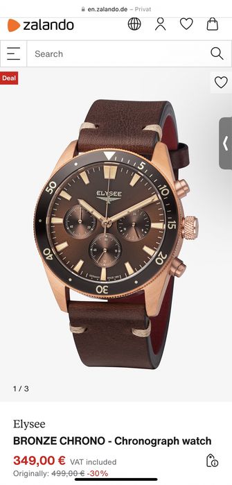 Ceas Elysee Chronograph pentru bărbați