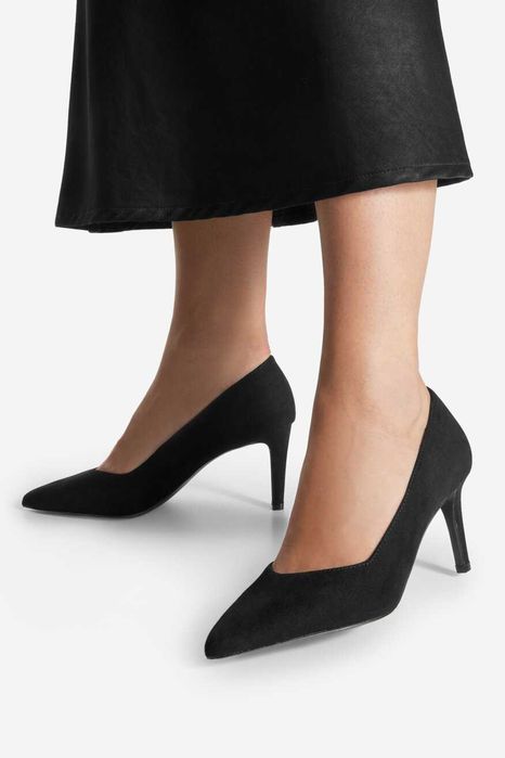 Черни велурени обувки Jenny Fairy 38 номер