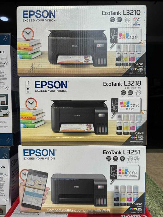 A4 струйный принтер EPSON EcoTank print/copy/scan доставка есть