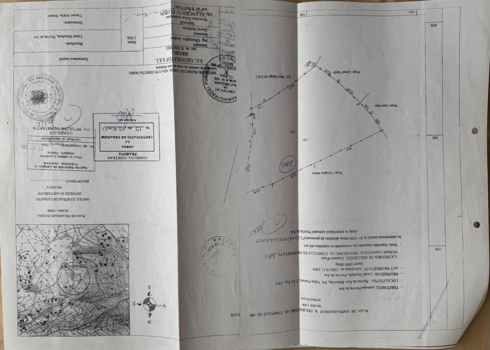 Teren provita de sus