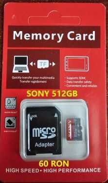 Card memorie MicroSD + adaptor – nou, sigilat OFERTA