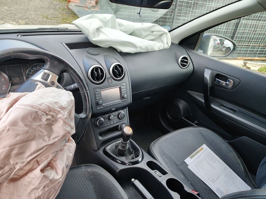 Piese panormaic jante aliaj 18 interior piele navigație oglinzi ecu kit pornire volan stop geam prag  spira volan Nissan far Qashqai j10 an 1.6 r9m