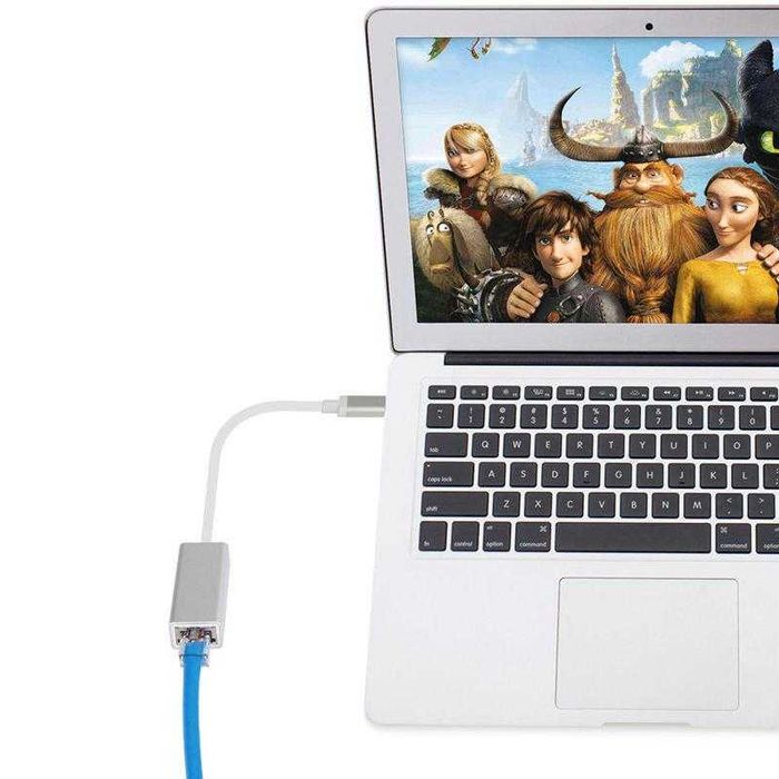 Gigabit USB-C LAN адаптер STELS RL99 към RJ45, Ethernet мрежова карта 1000 Mbps