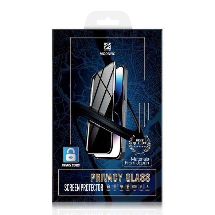 Стъклен протектор NORDIC PRIVACY за S25 Ultra,S25,S25 Plus,S24 Ultra