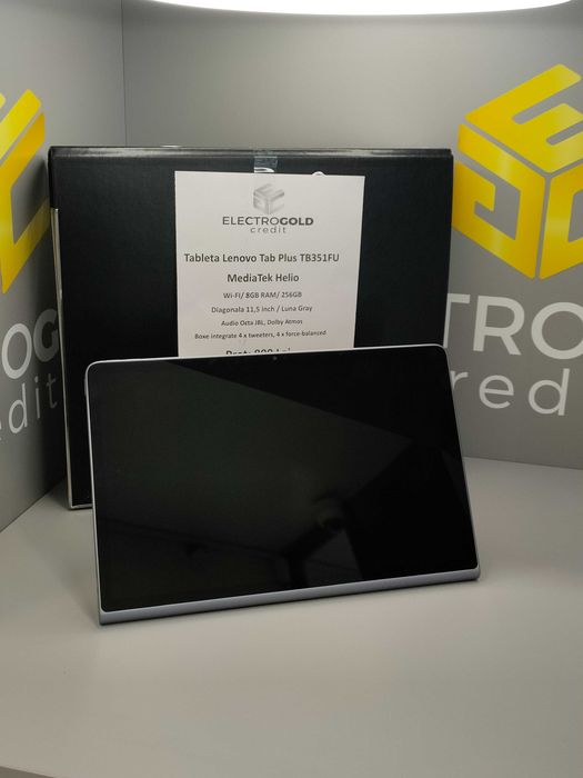 Tableta Lenovo Tab Plus 8GB RAM/256GB/LunaGray/11.5 inch/Boxe integrate/Stare excelenta! ID2392-AG2