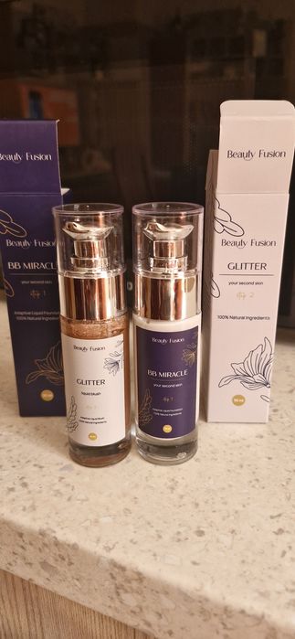 Нов ВВ крем за лице +глитер