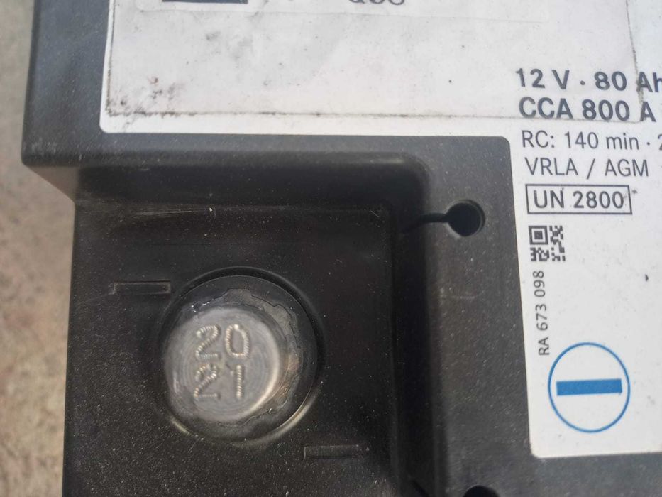 Baterie auto originală Mercedes Benz AGM 12V 80 Ah 800 A