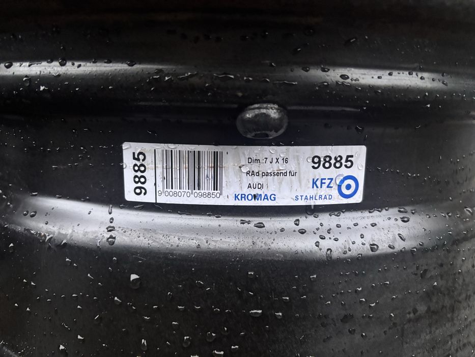 Vand set jante tabla Audi A4 B7