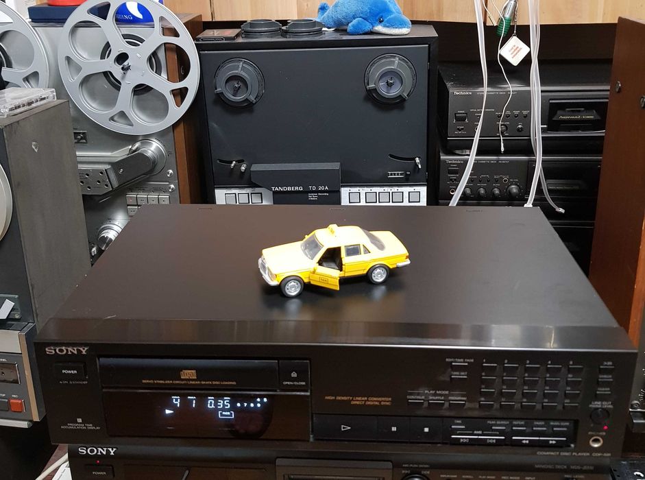 Compact Disc Deck Audio Stereo Vintage SONY CDP 591 BLACK