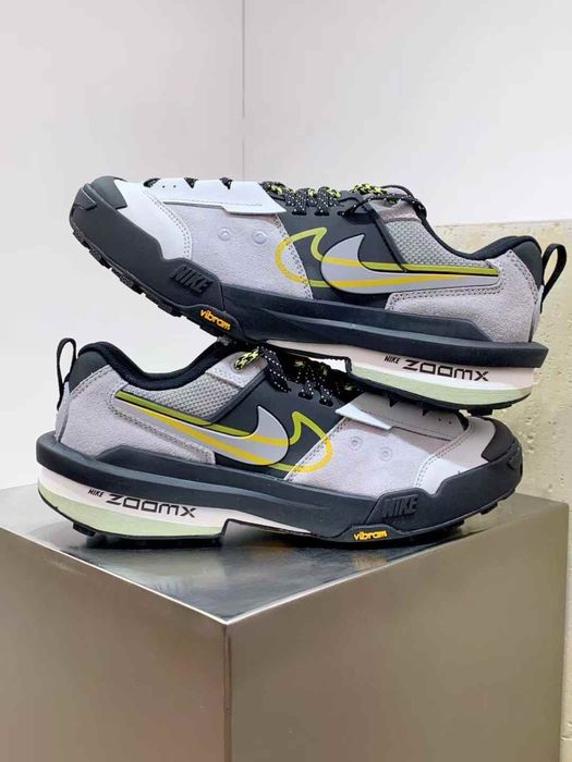Нови мъжки маратонки Nike sacai x Zegamadome Matte Silver Tour Yellow