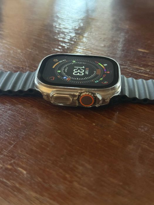Apple Watch Ultra, КАТО НОВ 49mm, титаниево-керамичен корпус, сапфирено стъкло, GPS + Cellular