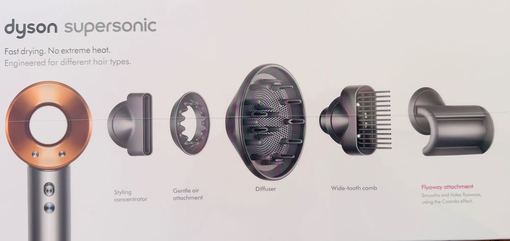 Оригинален Dyson Сешоар Supersonic HD07 Bnk/Bco