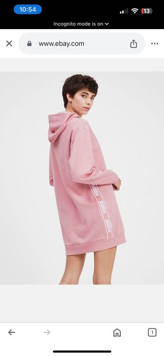 Удължен суичър Puma AMPLIFIED DRESS FL