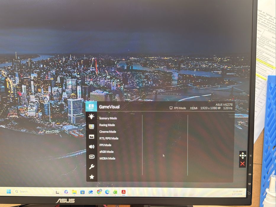 Vand monitor 27 inch, Asus VG278QF