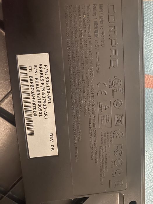 Vand tastatura compaq neagra