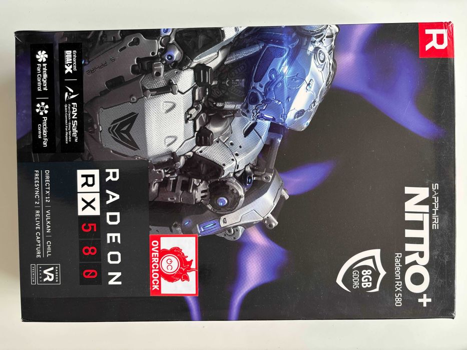 Видео карта AMD Sapphire nitro+ RX580 8GB