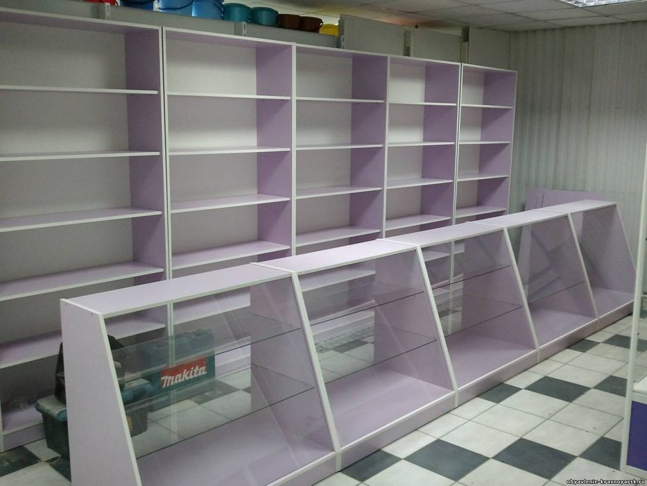 Magazin do'kon uchun, polka, stelaj, vitrina, mebel na zakaz