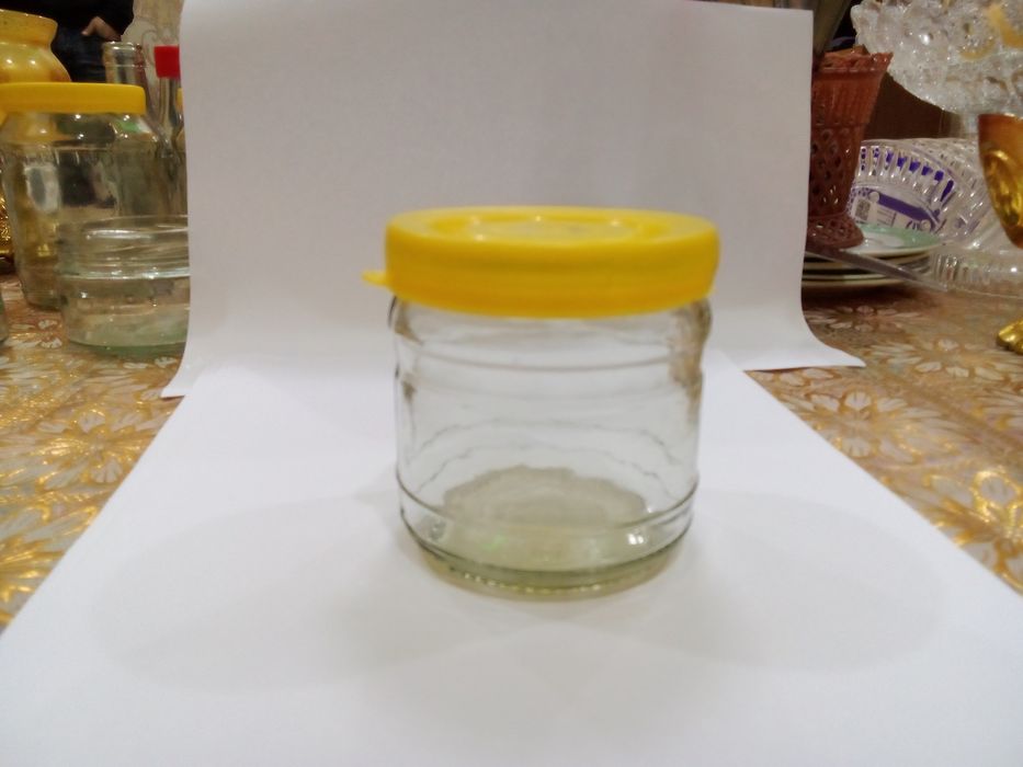 Shisha mahsulotlari: Asal banka,Uksus idishlari