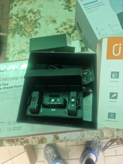 Lavaliera cu 3 microfoane noua