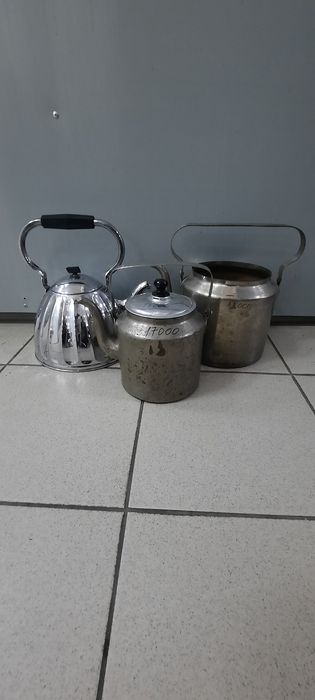 Чайники латунные,мельхиоровые