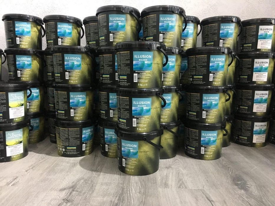 Ottocento ipak ta'siri bilan dekorativ bo'yoq ILLUSION - 5 kg