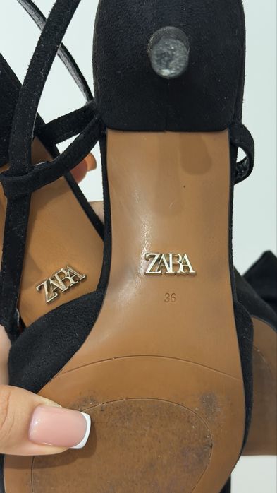 Туфли Zara замша 36 рр
